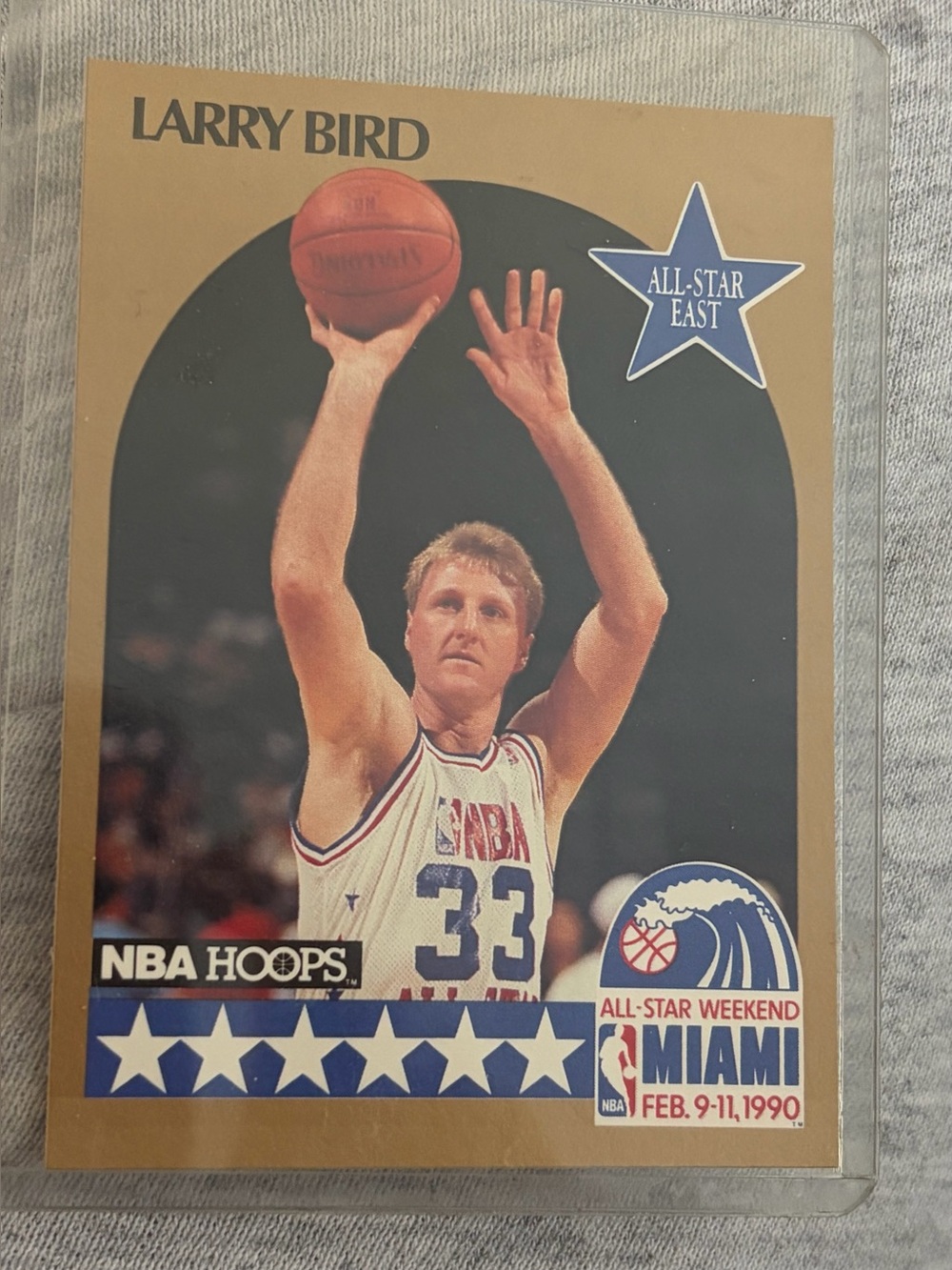 Larry Bird 1990 NBA Hoops All-Star Basketball Card